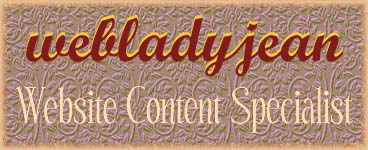 webladyjean: website content specialist